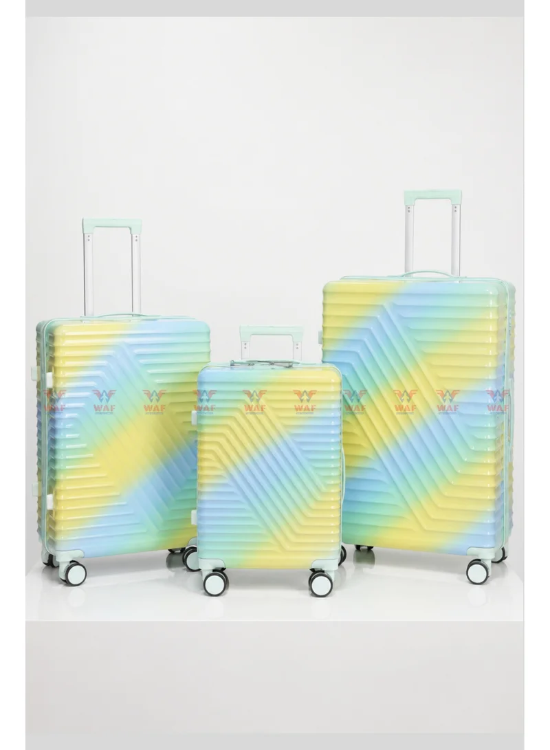 WAF WAF Luggage Set 20/24/28 Inch Polycarbonate Suitcase with TSA Lock, 360° Spinner Wheels & Durable Telescopic Handle - Hard Shell Travel Trolley Bags