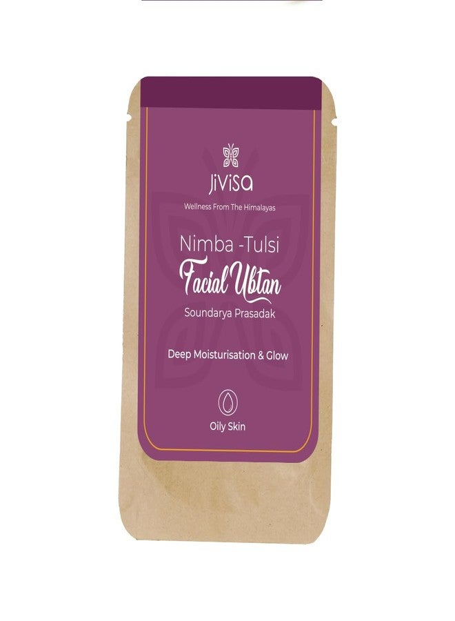 JiViSa قناع الوجه JiViSa Nimba Tulsi Ubtan لإشراقة طبيعية وتنظيف البشرة (عبوة 15 جم) - Image 1
