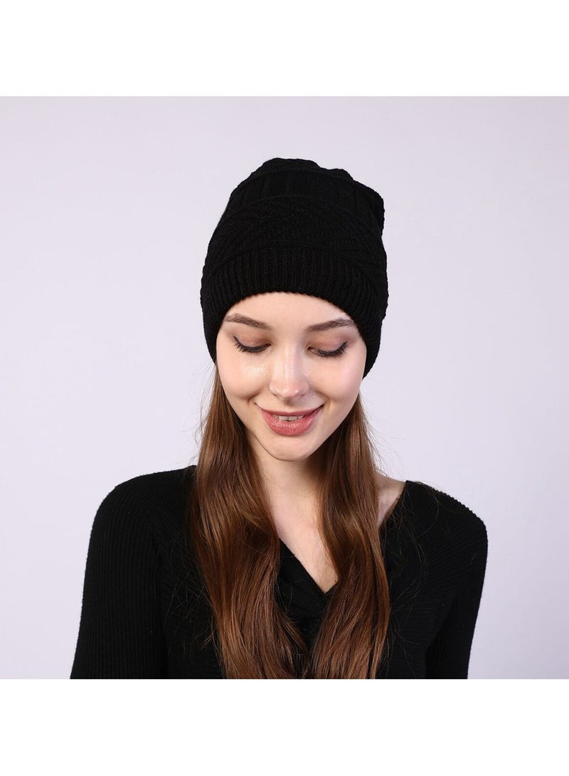 general USB Electric Heating Warm Heating Hat Outdoor Knitting Hat Bib Neck Two for Winter Heating Cap Scarf - Image 1
