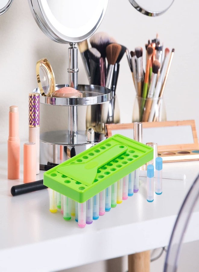 RONRONS Professional Lipsticks Filling Tray Kits, Including 1 Pieces Lip Balms Filling Tray 1 Pieces Spatula and 50 Pieces Empty Lip Balm Tubes with Caps DIY Lipstick Gifts for Women Grils Business - Image 5