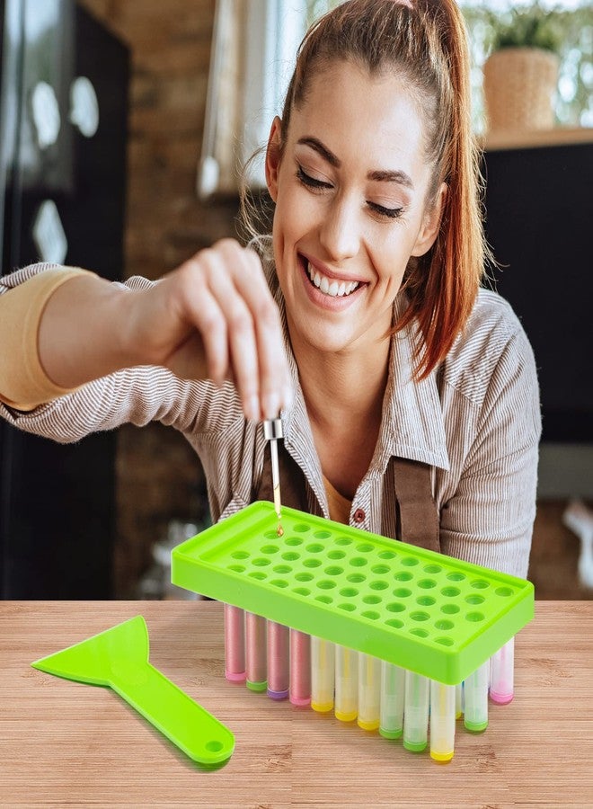 RONRONS Professional Lipsticks Filling Tray Kits, Including 1 Pieces Lip Balms Filling Tray 1 Pieces Spatula and 50 Pieces Empty Lip Balm Tubes with Caps DIY Lipstick Gifts for Women Grils Business - Image 2