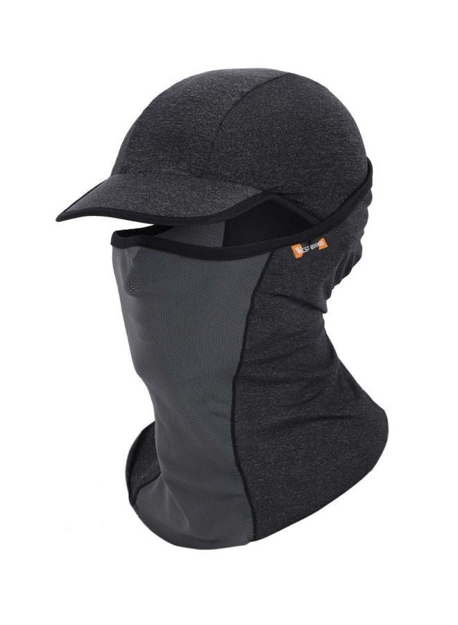 NIBEMINENT Ice Silk Summer Cycling Face Mask With Anti-UV Headwear Hat - Image 1