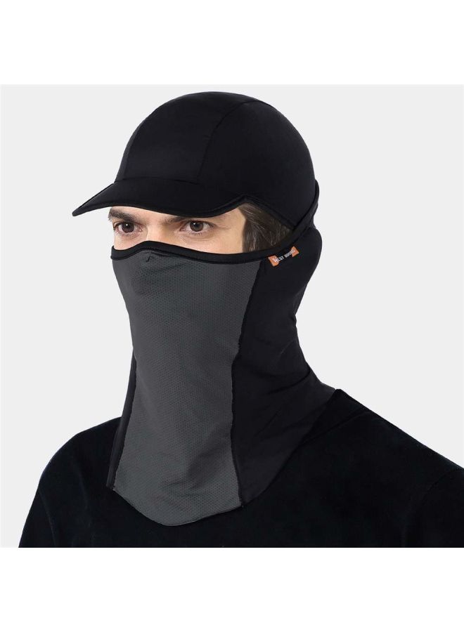 NIBEMINENT Ice Silk Summer Cycling Face Mask With Anti-UV Headwear Hat - Image 2