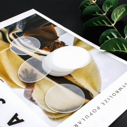 Uenhoy 30 Pcs Clear Acrylic Circle Sheet 2 Inch Acrylic Discs Transparent Plastic Circle Disc Blank Board for Picture Frame, Art Crafts, DIY Easter Ornament, 50mm - Image 2