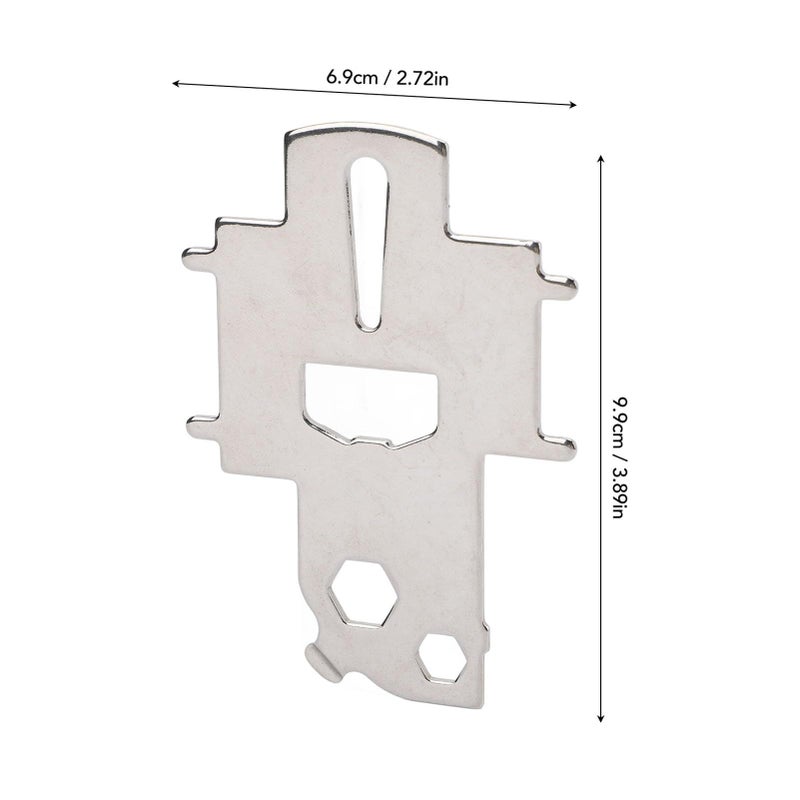 2Pcs 316 Stainless Steel Boat Fuel Tank Key Gas Cap Tool with Bottle Opener and Screwdriver - Image 4