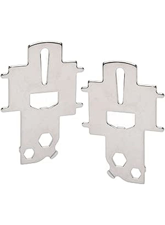 2Pcs 316 Stainless Steel Boat Fuel Tank Key Gas Cap Tool with Bottle Opener and Screwdriver - Image 1