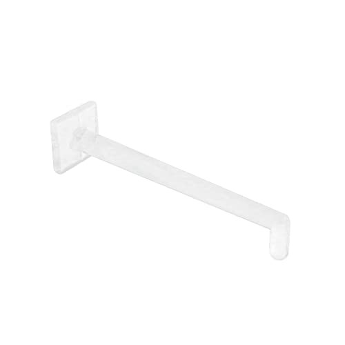 Geesatis 10 Pcs Acrylic Hooks Display Key Hooks for Party, Clear Mini Acrylic Hooks, Length 57 mm - Image 2