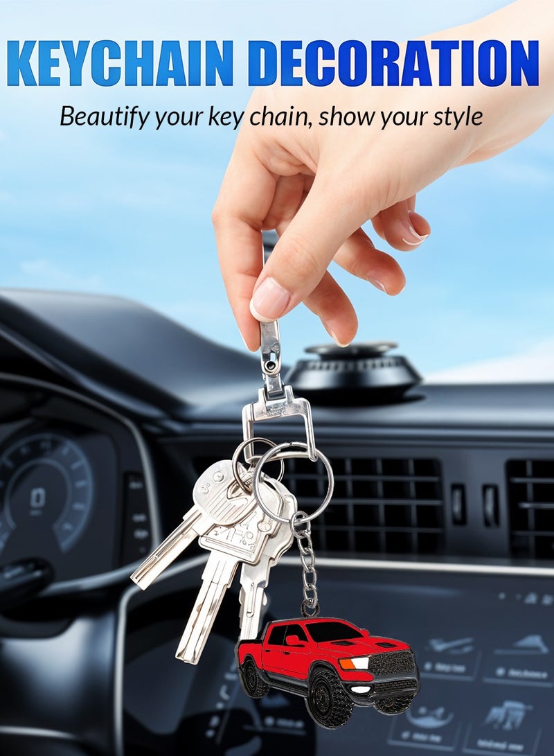 Ford Raptor Metal Car Keychain - Pickup Truck Design, Durable Zinc Alloy Perfect for Keys and Bags - Image 3