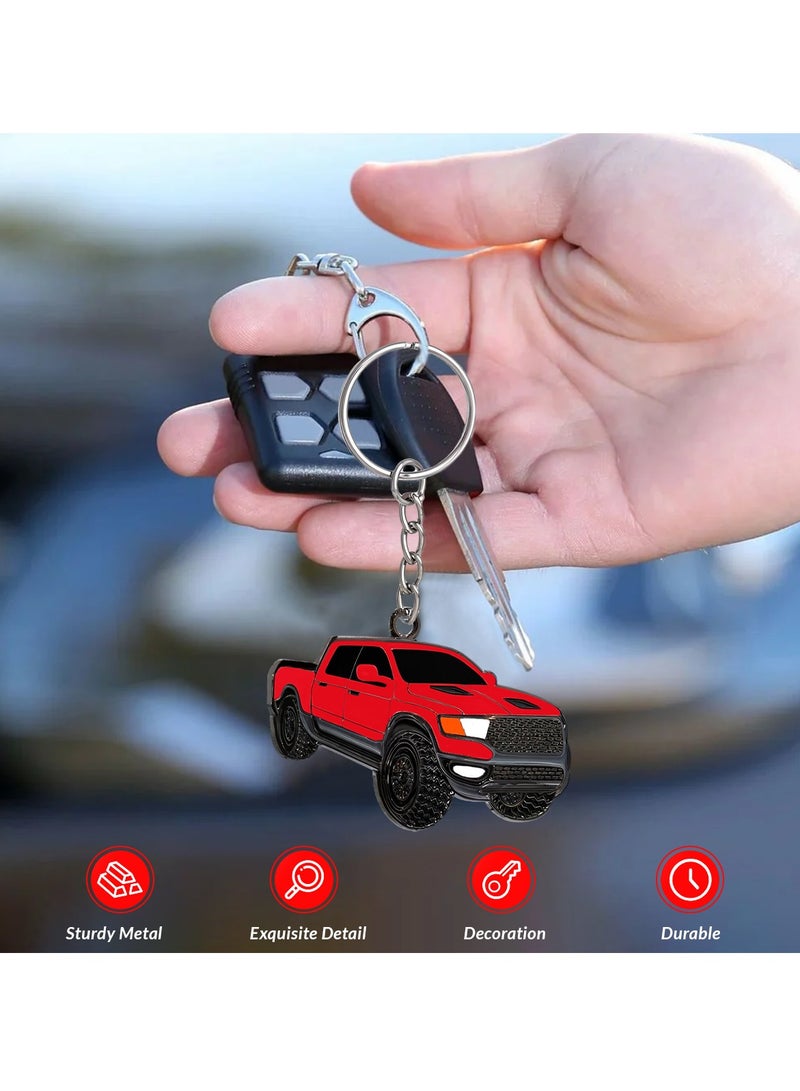 Ford Raptor Metal Car Keychain - Pickup Truck Design, Durable Zinc Alloy Perfect for Keys and Bags - Image 5