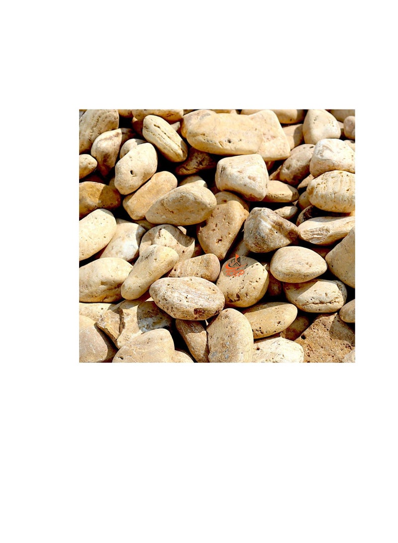 KNP Yellow Forest River Stone Natural Garden Material 3-5 cm 20kg - Image 2