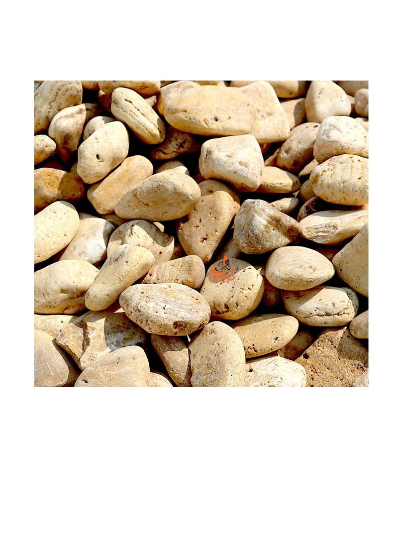 KNP Yellow Forest River Stone Natural Garden Material 3-5 cm 20kg - Image 3