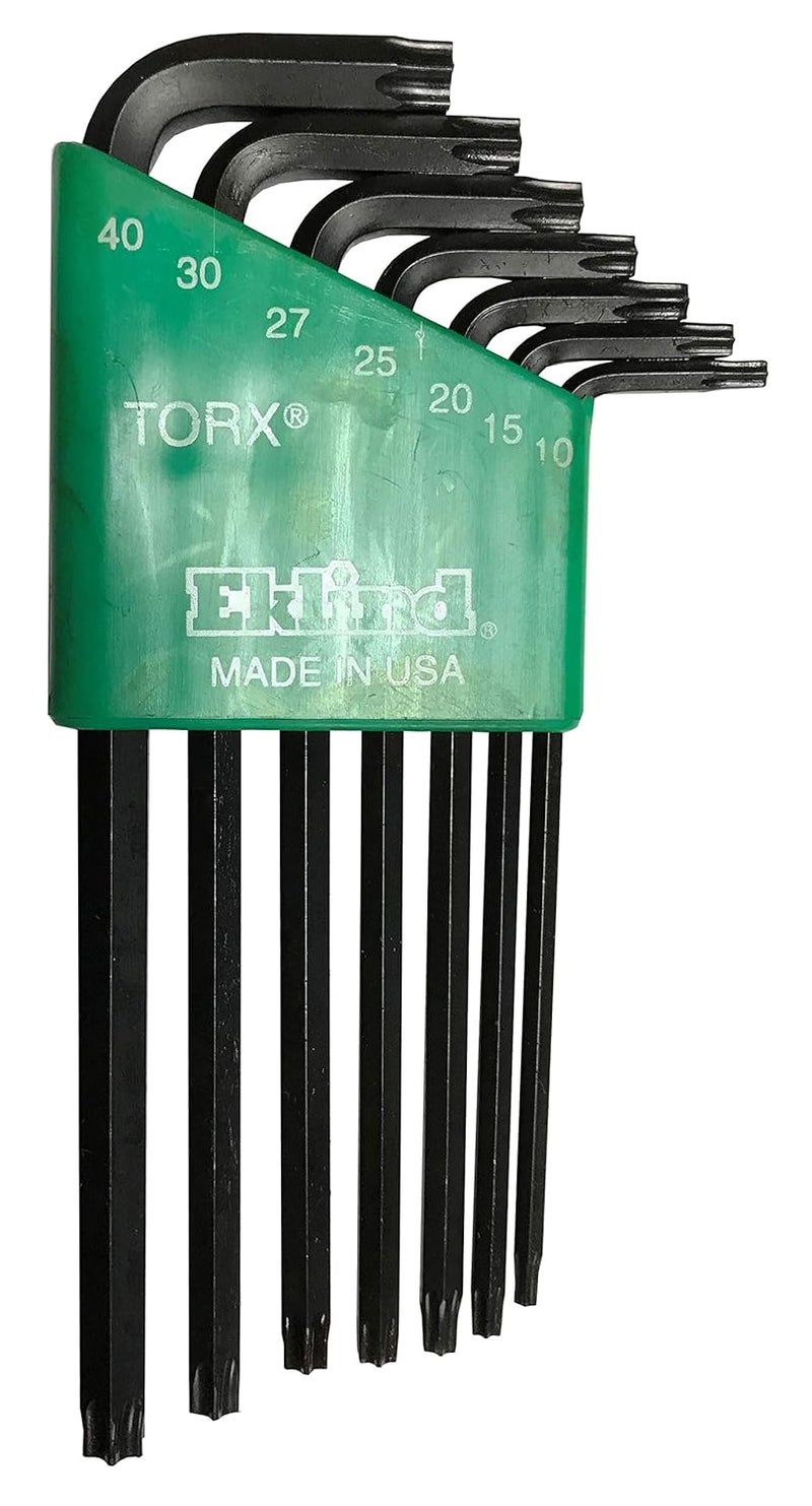 Eklind 10707 Security TORX Star L-Key Set - 7 Piece Long Series T10-T40 - Image 1