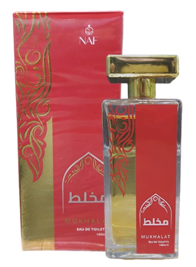 NAF 5 Pieces Mukhalat Perfume For Unisex 100ml EDT - Image 2