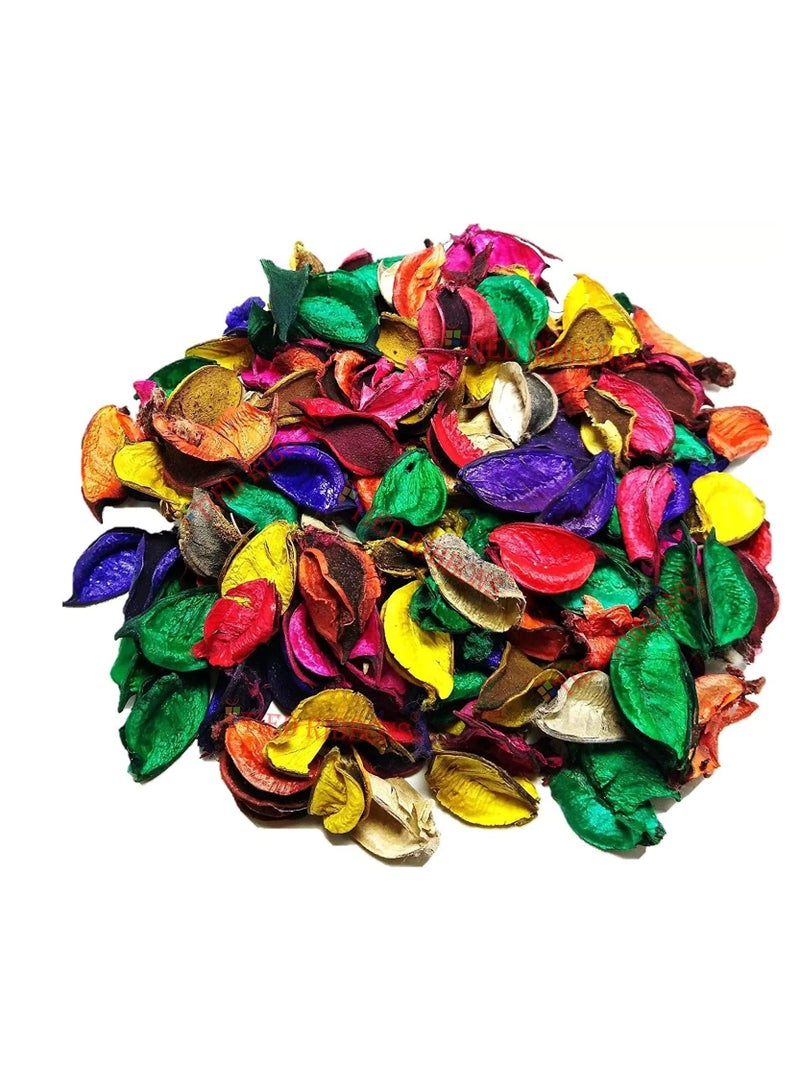 Home Decor MultiColor Dried Petals Potpourri Leaves Bouquets Flower Look for Indoor Outdoor Decoration 100g Pack - Image 2