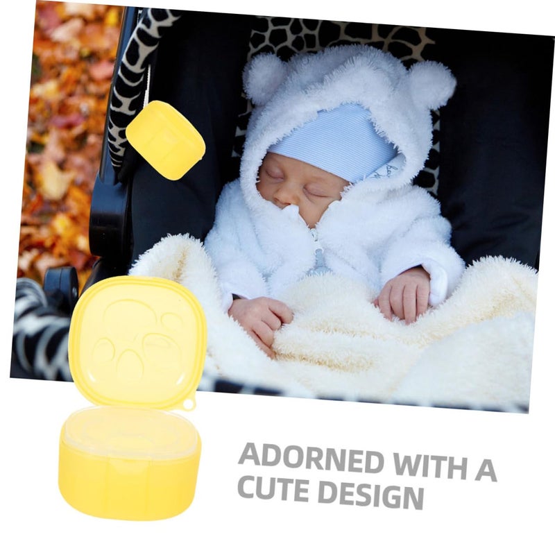 Multi Color Portable Pacifier Case Holder Compact Travel Storage Box For Diaper Bag - Image 5