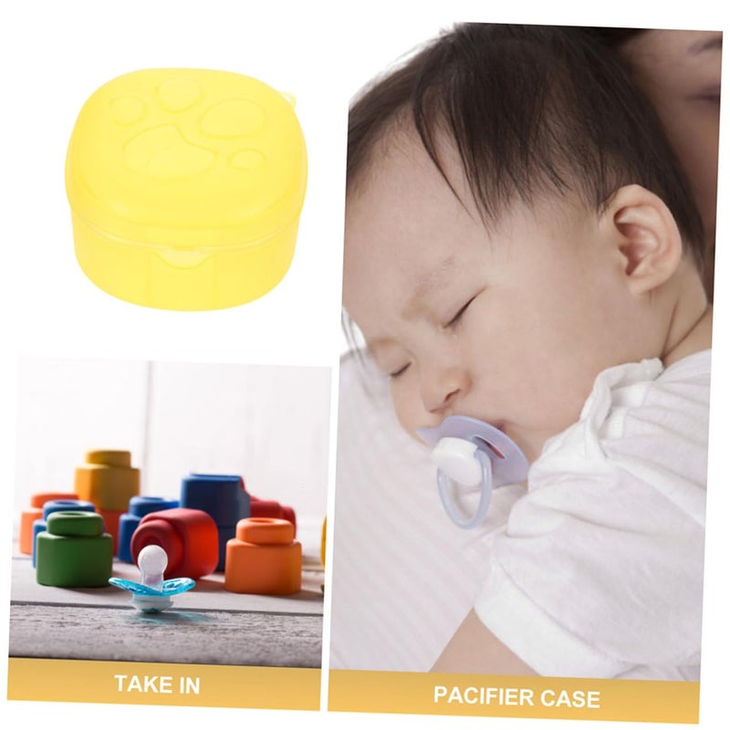 Multi Color Portable Pacifier Case Holder Compact Travel Storage Box For Diaper Bag - Image 4