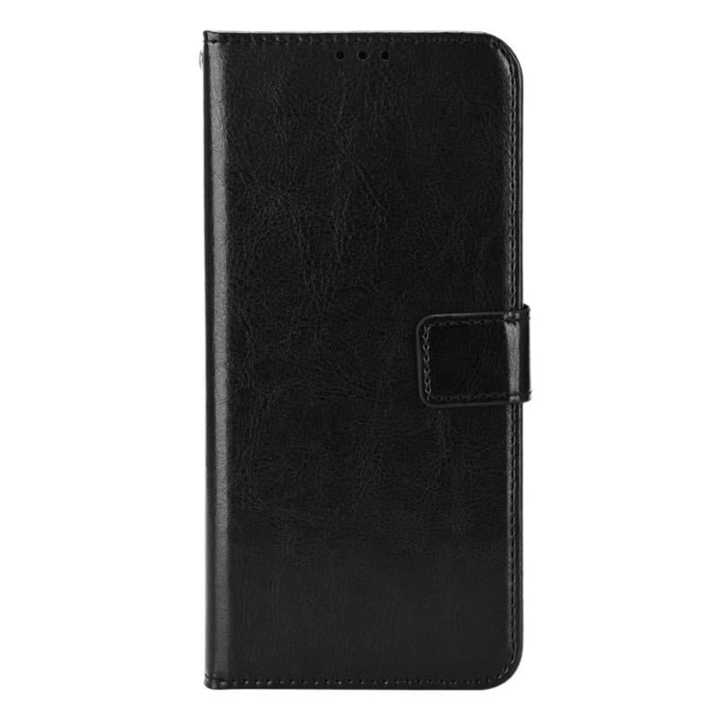 BB غطاء واقي بملمس جلد لـ Redmi Note 14 مع حماية من السقوط وتصميم قابل للطي مع مقاوم للصدمات مع نقش الحصان الجامح مع حبل تعليق باللون Gold باللون الذهبي باللون الأحمر - Image 4