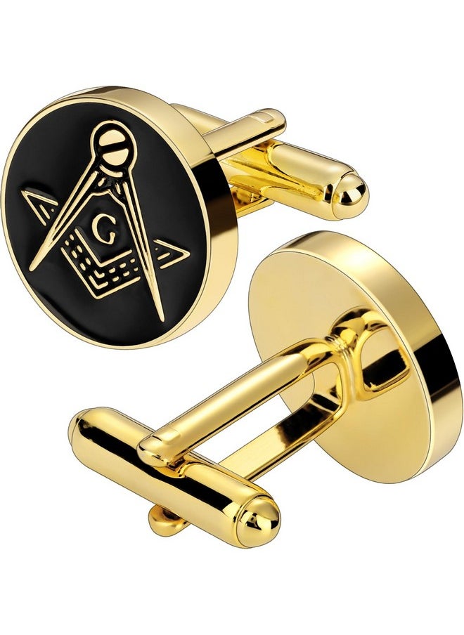 Masonic Square & Compass Cufflinks, Freemason Cuff Links Set 2Pcs - pzsku/Z224EDB2C589C8DFD1EF1Z/45/_/1735816812/08b10fa0-888c-4abc-bb19-5e9bced6f908