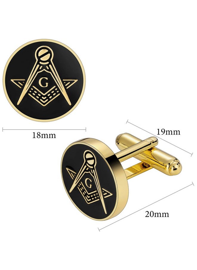 Masonic Square & Compass Cufflinks, Freemason Cuff Links Set 2Pcs - pzsku/Z224EDB2C589C8DFD1EF1Z/45/_/1735816844/b602a6aa-0402-47bd-a929-562b01898260