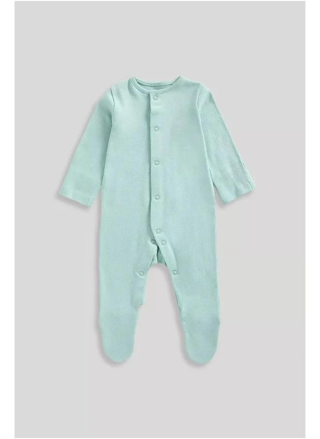 مذركير Mint Baby Sleepsuits - 3 Pack