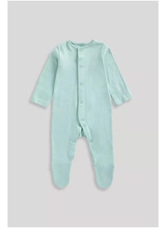 mothercare Mint Baby Sleepsuits - 3 Pack  - Image 2
