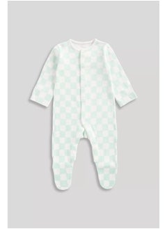 mothercare Mint Baby Sleepsuits - 3 Pack  - Image 4