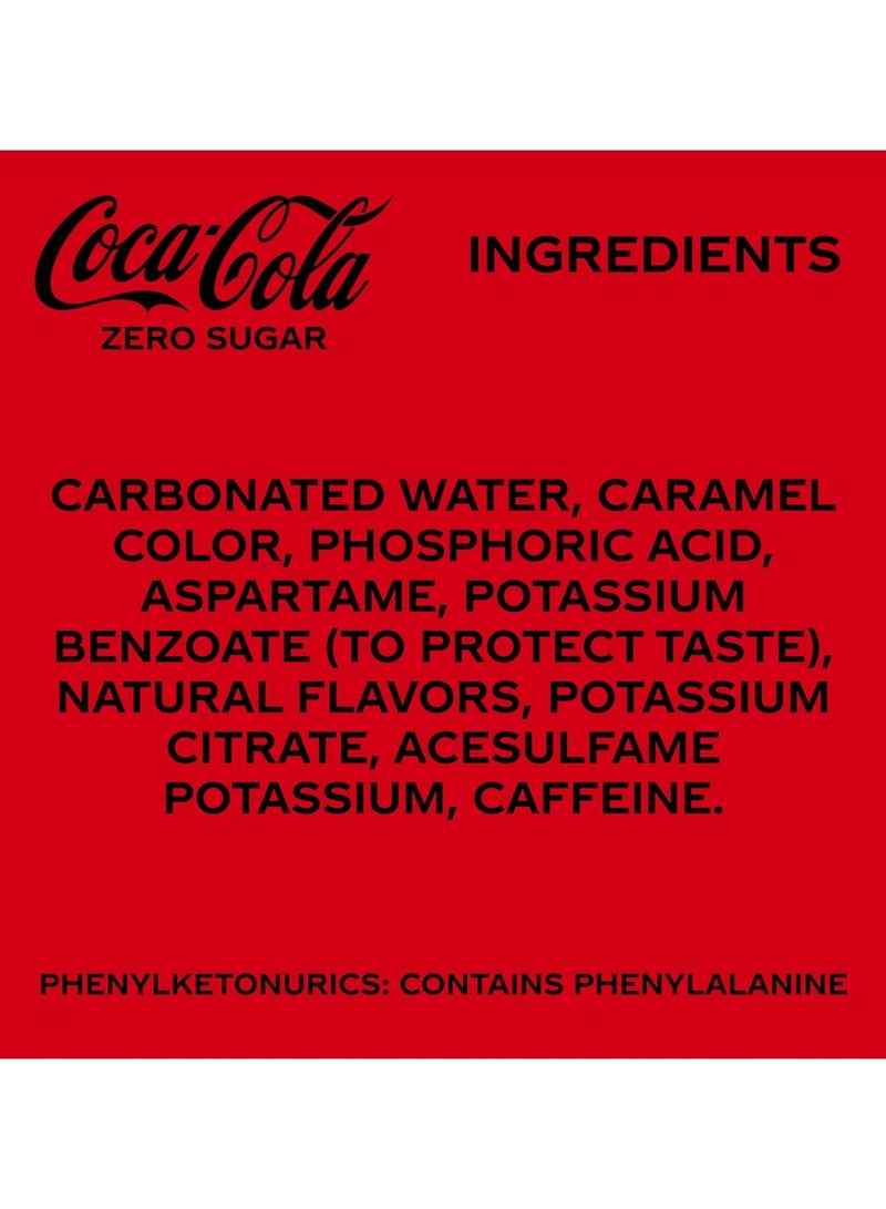 Coca-Cola Zero Carbonated Soft Drink Bottles - Product May Vary - Image 4