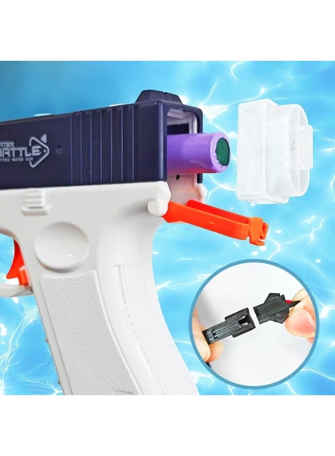 Goolsky Electric Water Gun - High-Powered 9.75meter Range Water Blaster with 500ml Large Capacity, Rechargeable Battery Operated, Summer Outdoor Fun for Kids & Adults, Pool/Beach Games (Ages 8+), Portable Water Gun, Vibrant Accessory Colors, Sturdy Construction - Image 4