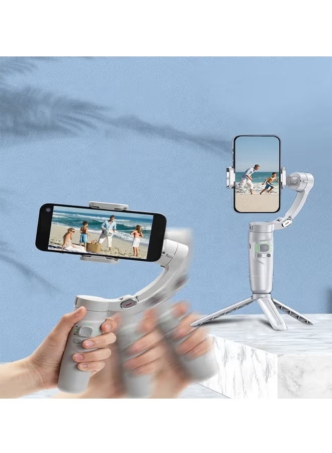 JAJEEK M1 3-Axis Foldable Smartphone Stabilizer Gimbal Handheld with Intelligent Tracking, Phone Holder for Vlogging, Video Recording, Live Streaming, Content Creation, TikTok, YouTube, Reels, Smartphone Photography and Smooth Shake-Free Videos - Image 3