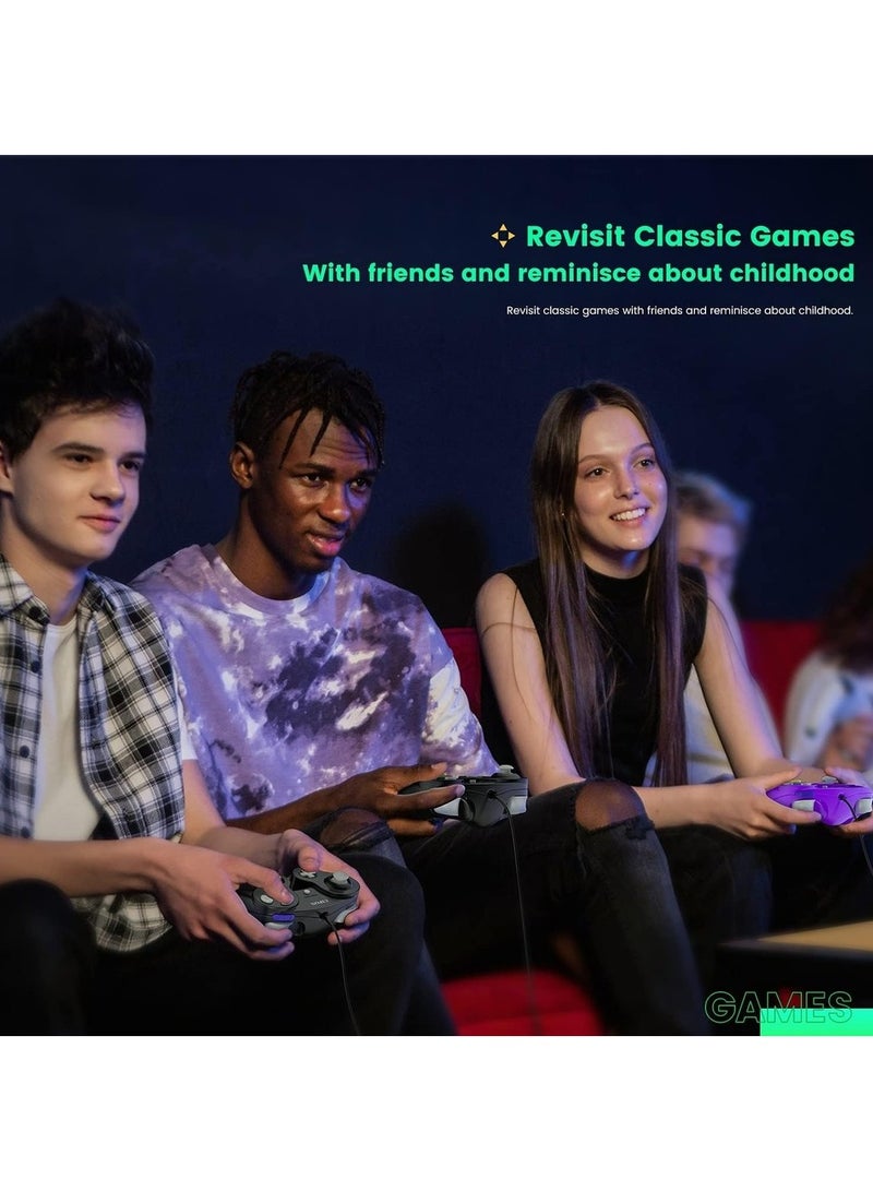 2PCS Wired Controller Classic Gamepad For Nintendo Controller - Enhanced (Black) - Image 4