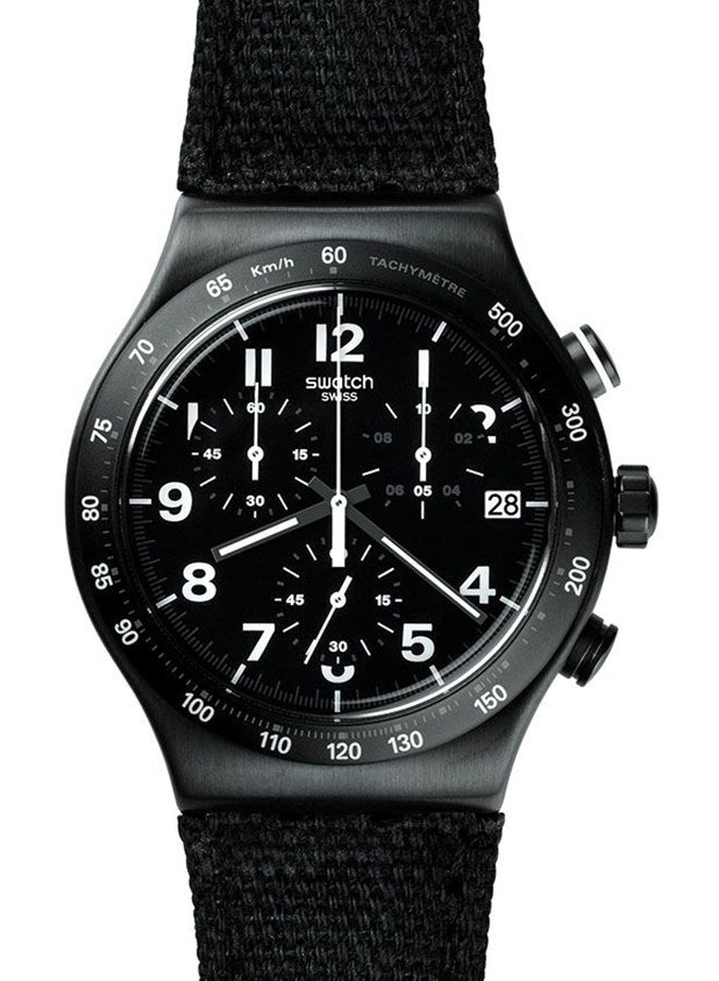 Swatch ساعة يد رجالية Destination Nyc مقاومة للماء بحركة كوارتز - 36 مم - Image 1