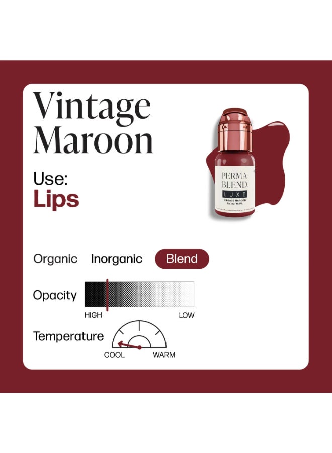 Perma Blend Luxe Lip Pigment Vintage Maroon – 15Ml Lxvm1/2-S - Image 2