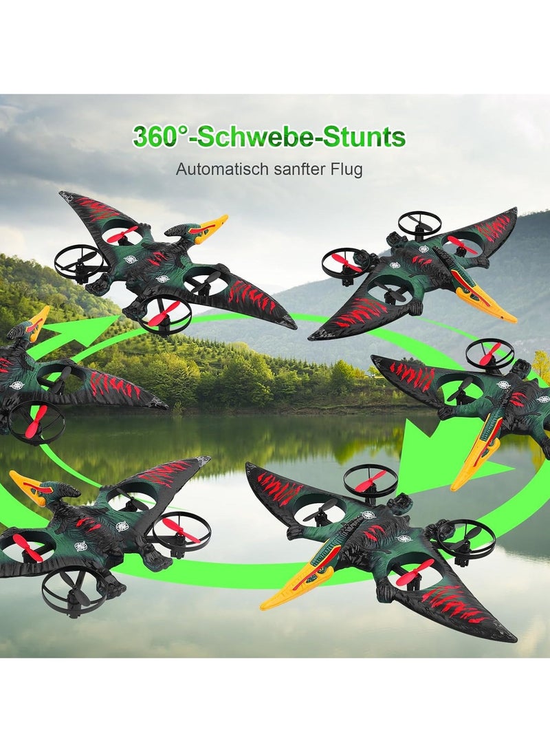 JAJEEK RC Aeroplane 2.4GHz Remote Controlled L0713 Quadcopter – Floating Fighter Aircraft, RTF for Beginners, Children & Adults, USB Charging, Green Color, Easy-to-Fly Remote Control Airplane, Ideal Gift for All Ages - Image 5