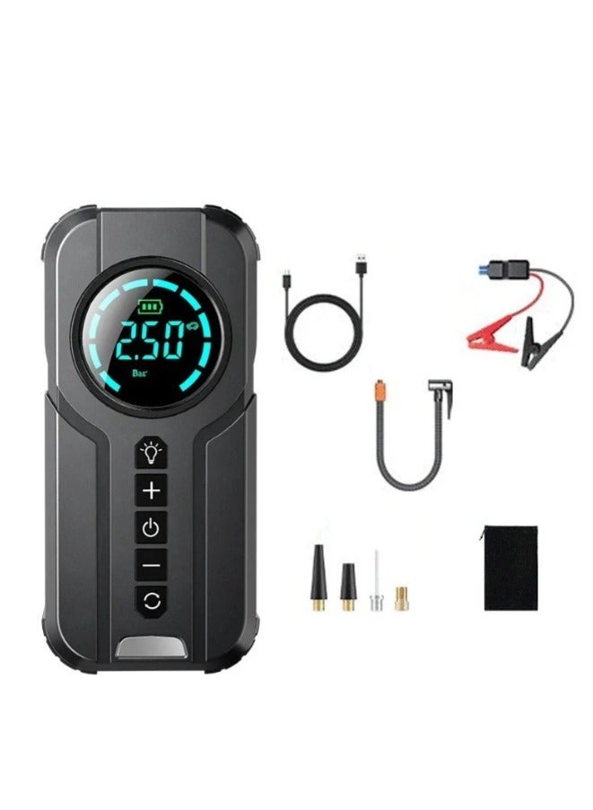 Denx Portable battery car starter subscription 6000 mAh with built-in air blower DX414 - Image 4