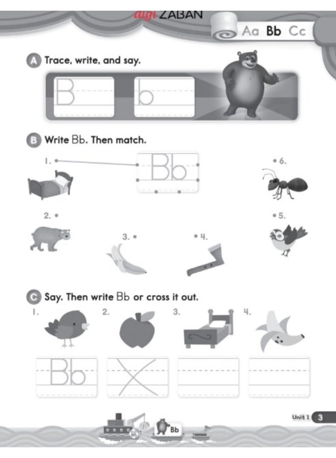 Oxford Phonics Book Word 1 The Alphabet Work Book - Image 4