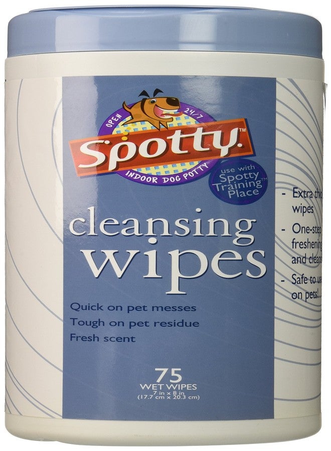 Spotty Cleansing Wipes, 75 Count - Image 1