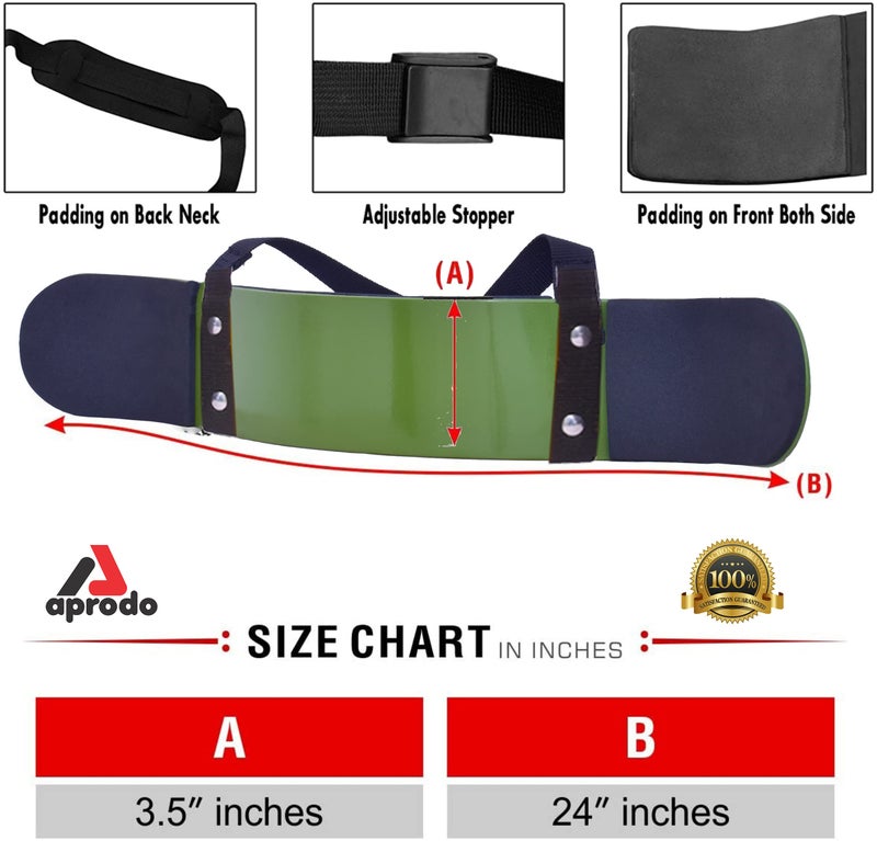 Aprodo New Professional Arm Blaster, Biceps Muscle Workout, Heavy Duty Thick Gauge, Padded, for Men & Women (Gym Mode ON) - Image 2