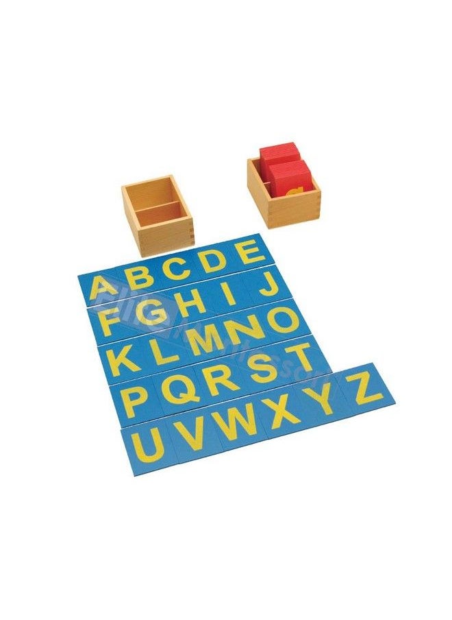 Elite Montessori Lower And Capital Case Sandpaper Letters With Boxes  - Image 3