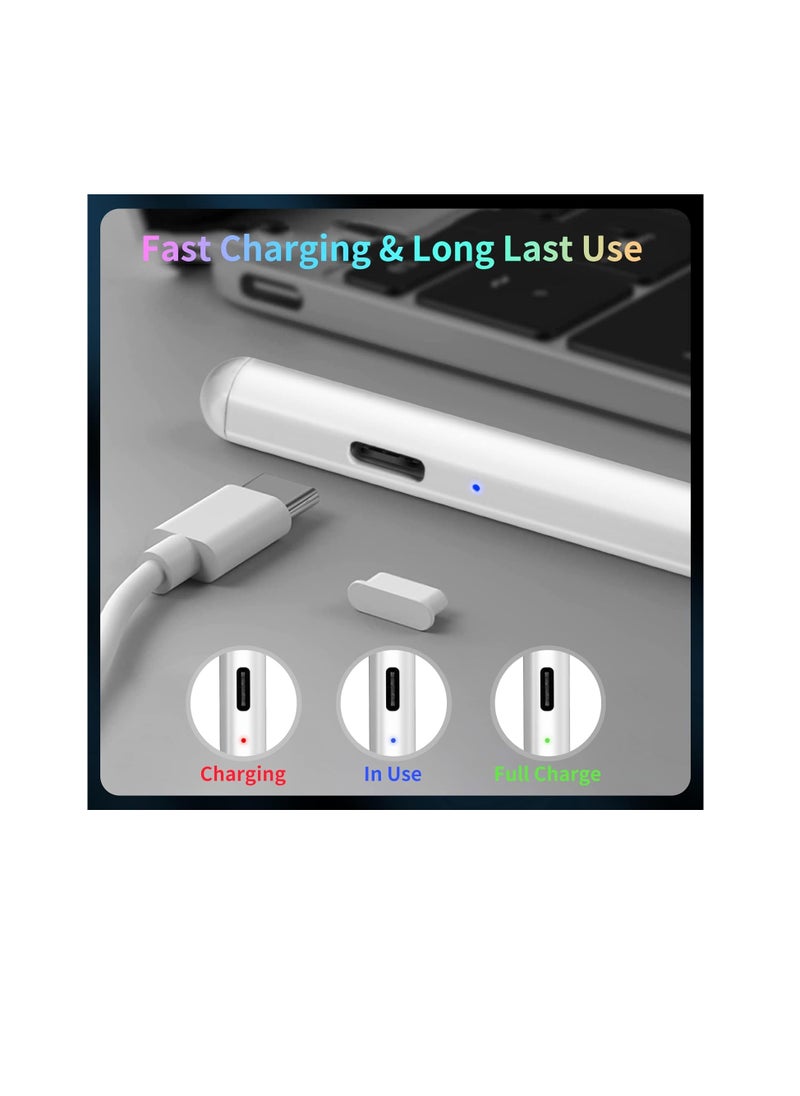 ماركة غير محددة - Stylus Pen for iPad with Active Pen with Palm Rejection and Smart Touch Magnetic Shortcut Key - Image 1