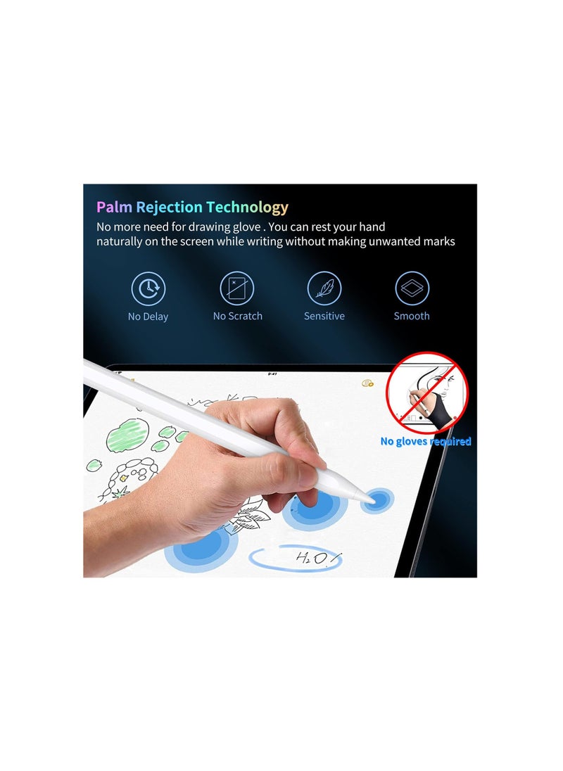 ماركة غير محددة - Stylus Pen for iPad with Active Pen with Palm Rejection and Smart Touch Magnetic Shortcut Key - Image 1