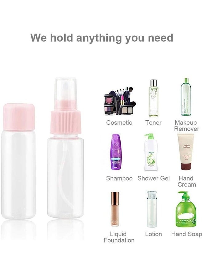 11-Piece Travel Bottles Kit,BPA Free Portable Toiletry Containers Set,Empty Spray Bottle Set, Travel Spray Bottle, Cosmetic Containers for Lotion, Shampoo, Cream,Leakproof  - Image 4