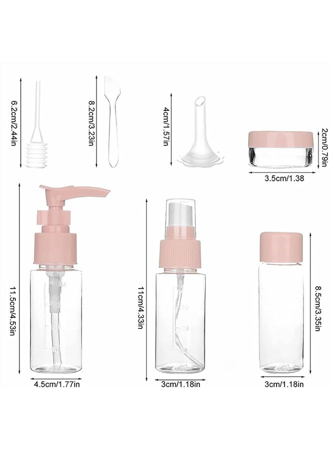 11-Piece Travel Bottles Kit,BPA Free Portable Toiletry Containers Set,Empty Spray Bottle Set, Travel Spray Bottle, Cosmetic Containers for Lotion, Shampoo, Cream,Leakproof  - Image 5