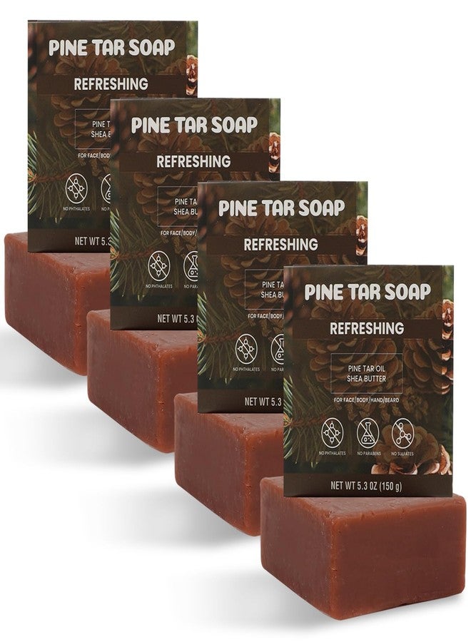 Rinse & Robust Men’s Soap Bar for Men – Natural Mens Soap – Clean Cedar Woods – Deep Cleansing for Everyday Use – Fresh, Balanced Scent – All Skin Types – 5.3 oz (4-Pack) - Image 1