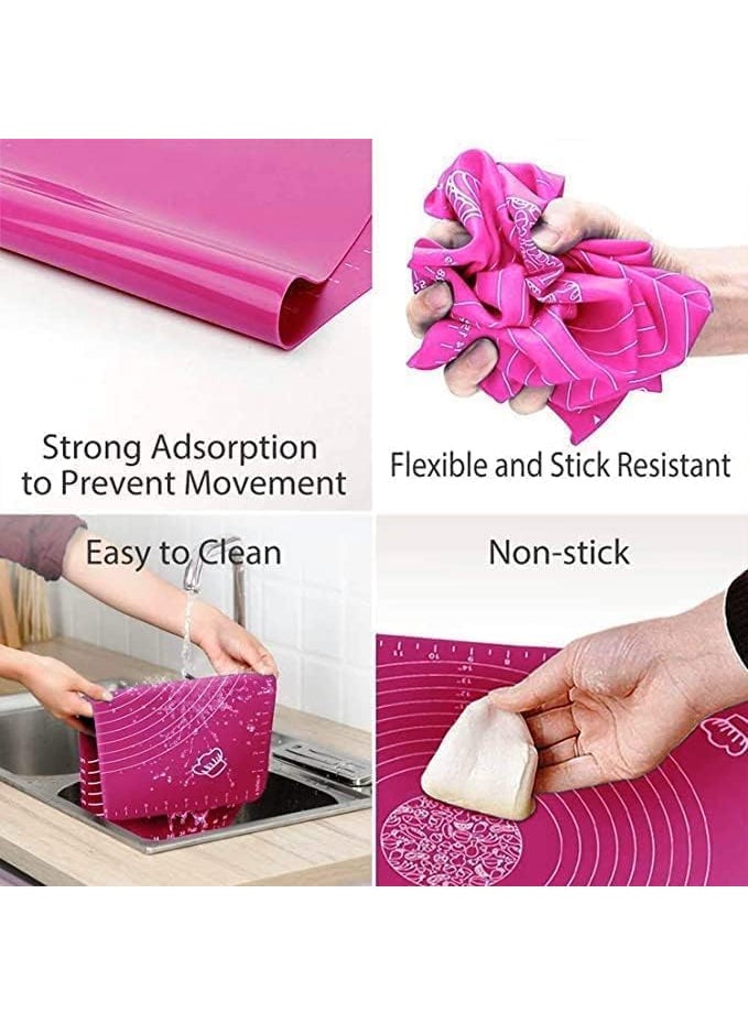 PURCHASE PLUSE PURCHASE PLUSE chapati Rolling mat Silicone mat for chapati rotimatic Silicon mat roti Rolling Sheet Baking mat for Kitchen roti Maker Fondant Mat Dough Rolling Mat Roti Chapati Mat 50 40  - Image 5
