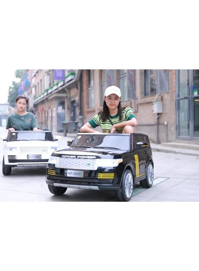 Multi-colored electric kids ride on car, large SUV car for ages 1-10 years. (red) - Image 1