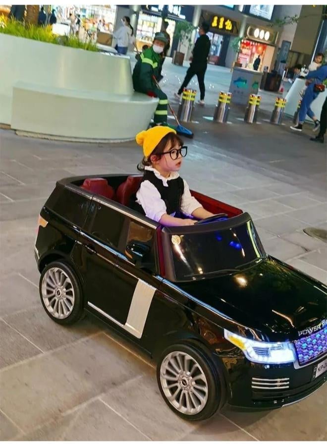 Multi-colored electric kids ride on car, large SUV car for ages 1-10 years. (red) - Image 2