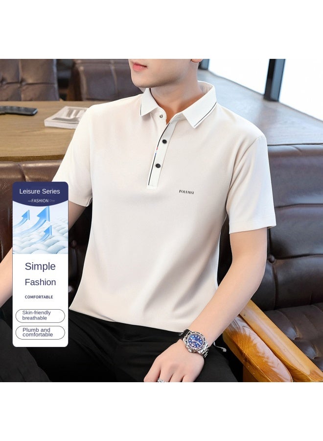 FOLUNSI Luxury & Sophisticated】men's Polo Shirt - Summer Business Casual, Breathable & Comfortable, Versatile Styling - Image 2