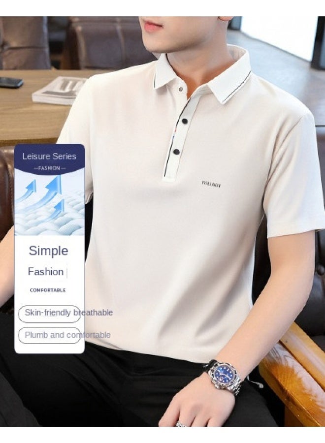 FOLUNSI Luxury & Sophisticated】men's Polo Shirt - Summer Business Casual, Breathable & Comfortable, Versatile Styling - Image 1