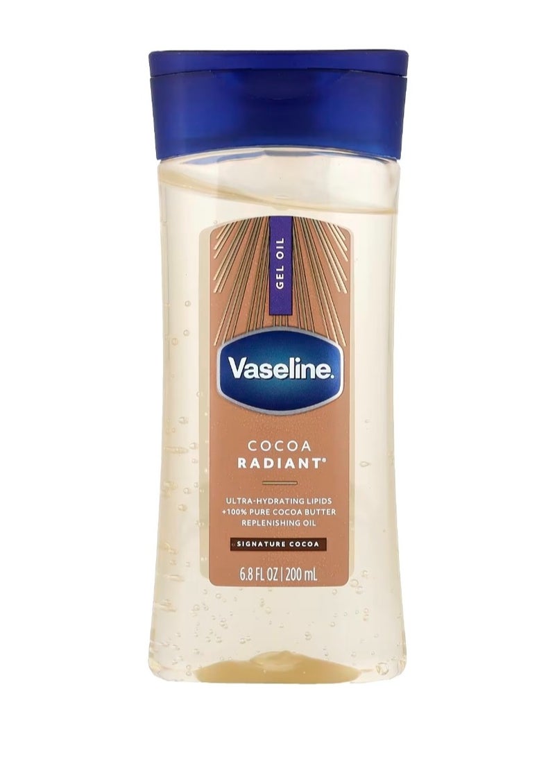 Vaseline Cocoa Radiant Gel Oil Signature Cocoa 6.8 fl oz (200 ml) - Image 1