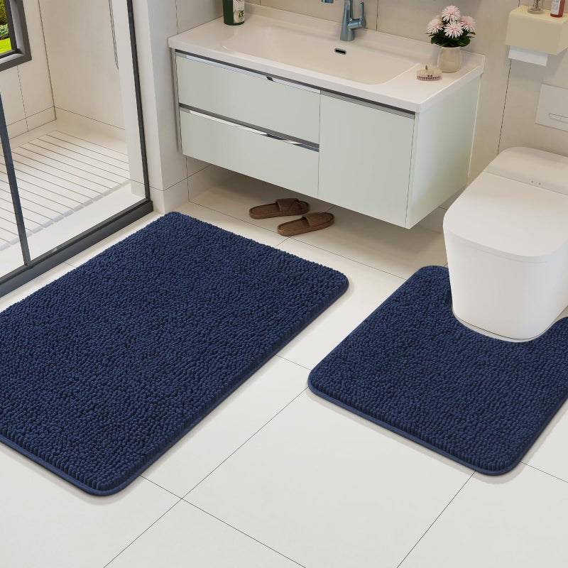 AROGAN سجادة الحمام Arogan مجموعات 2 قطعة 20 "" x20 " - Image 1